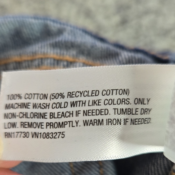 Universal Thread Size 8 90's Baggy Midrise Wide Leg Large Cuff Button Fly Jeans - Picture 10 of 16